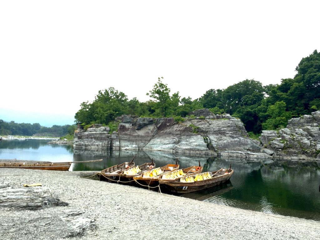 埼玉県秩父市・長瀞のライン下りボート